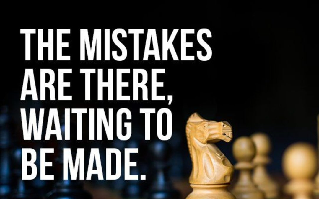 How to avoid making mistakes